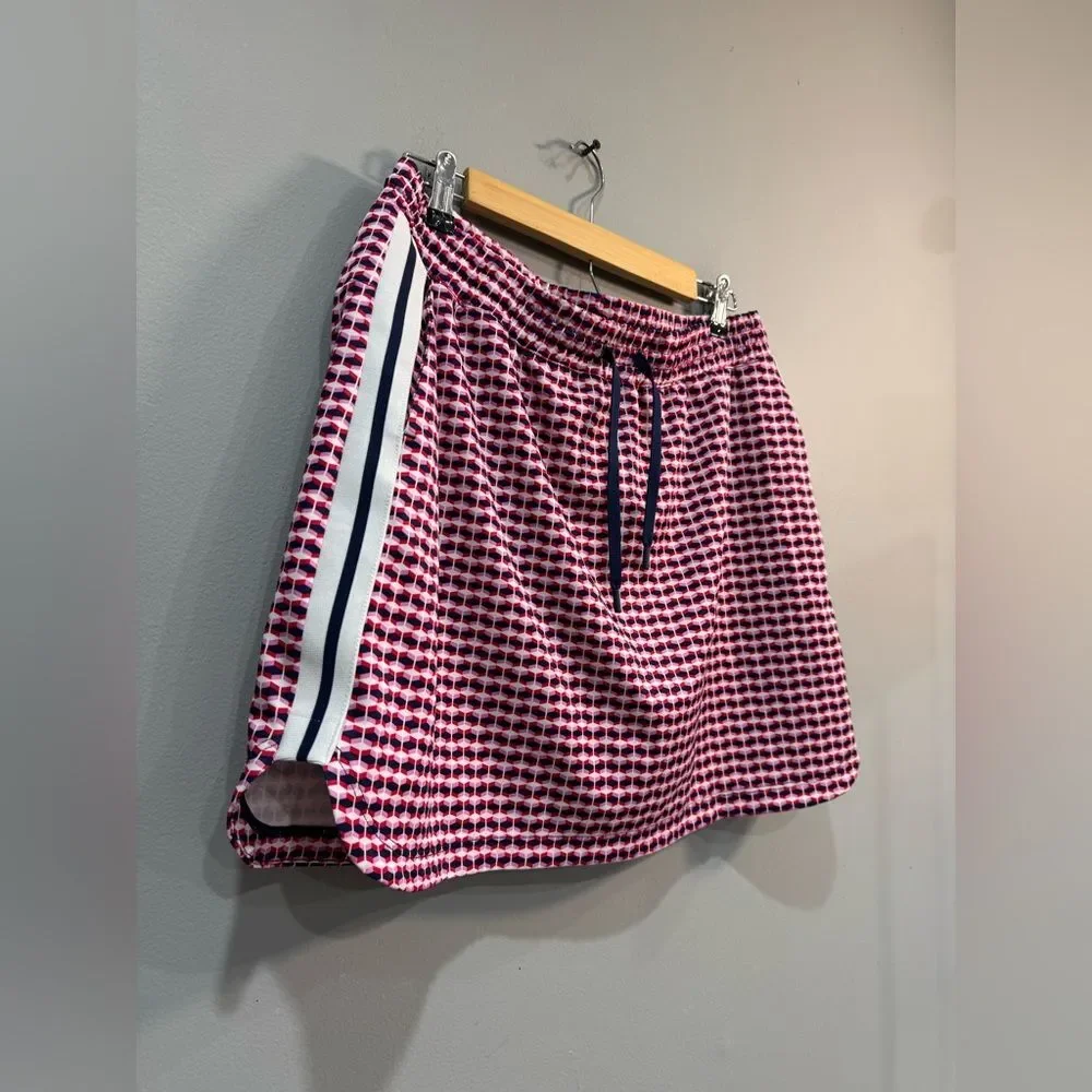 Pink/Navy Lady Hagen Sporty Golf Skirt Size L EUC